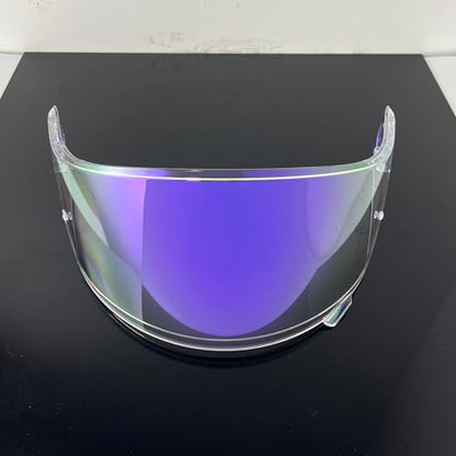 Neotec 2 Helmet Visor Replacement.CNS-3 Motorcycle Helmet Shield UV Protection Compatible with Neotec 2 (Revo Clear Purple+Anti Fog Film) - color: Anti Fog Film+revo Clear Purple