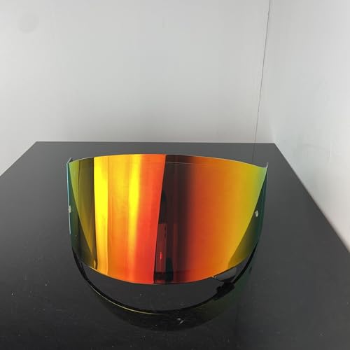 CPB-1V Helmet Shield for GLAMSTER,Replacement Motorcycle Helmet Visor Compatible with GLAMSTER (Revo Deep Red) - color: Revo Deep Red