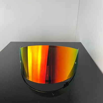 CPB-1V Helmet Shield for GLAMSTER,Replacement Motorcycle Helmet Visor Compatible with GLAMSTER (Revo Deep Red) - color: Revo Deep Red