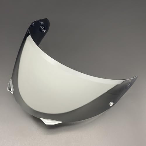 HJ-33 Helmet Visor For i90.Replacement Motorcycle Helmet Shield Compatible with HJC i90 (Silver) - color: Silver