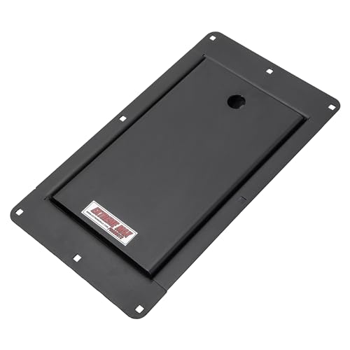 Extreme Max 5001.6501 Flip-Up Recessed Flush-Mount Motorcycle Wheel Chock for Enclosed Trailers - 16"