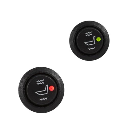 Qiilu Motorcycle Handlebar Switch, 7/8" 22mm, 12V, Horn High/Low Beam Turn Signal Control, Left and Right Pair for Motorbike