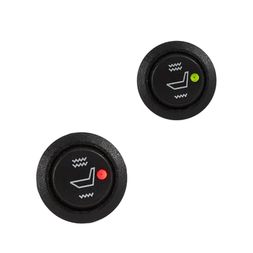 Qiilu Motorcycle Handlebar Switch, 7/8" 22mm, 12V, Horn High/Low Beam Turn Signal Control, Left and Right Pair for Motorbike