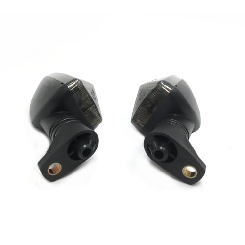 2Pcs Motorcycle Turn Signal Light Front Or Rear Indicator Compatible With Triumph Tiger 800/XC Tiger 1050 Daytona 675/R 2009-2018 (Long handle and Smoke) - color: Long handle and Smoke
