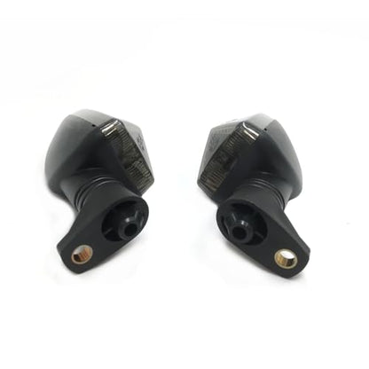 2Pcs Motorcycle Turn Signal Light Front Or Rear Indicator Compatible With Triumph Tiger 800/XC Tiger 1050 Daytona 675/R 2009-2018 (Long handle and Smoke) - color: Long handle and Smoke