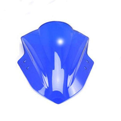 Double Bubble Windshield Windscreen for Kawasaki Ninja 300 EX300R 300R 2013-2017 (Blue) - color: Blue