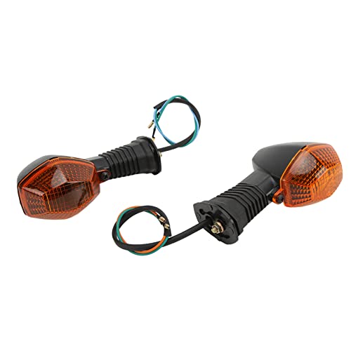 Motorcycle Turn Light, Motorcycle Front Turn Light Indicator Lamp Replacement for DL 1000 V‑Strom / 650 V-Strom(Brown) - color: Tawny
