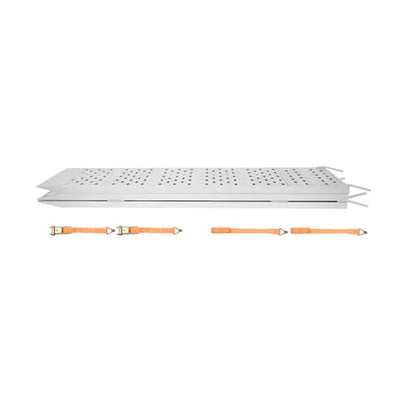 Aluminum Tri Fold Ramp with Treads, Extra Wide Loading Ramps 1500lb Capacity Heavy Duty Trailer Ramps for Motorcycles ATV/Utv Lawn Mowers Tractors (77 * 54in) - size: 77*54in