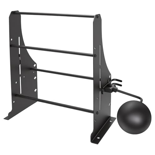 Detach Depot Wall Mount Storage Rack Kit Tour Pack Trunk & Sissy Bar Backrest & Mounting Luggage Rack Wall Hanger Stand for Harley Road Street Glide Road King Electra CVO and Indian
