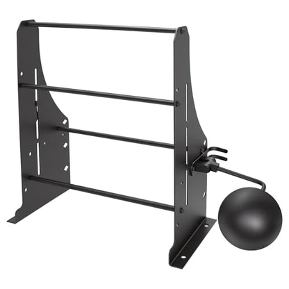 Detach Depot Wall Mount Storage Rack Kit Tour Pack Trunk & Sissy Bar Backrest & Mounting Luggage Rack Wall Hanger Stand for Harley Road Street Glide Road King Electra CVO and Indian