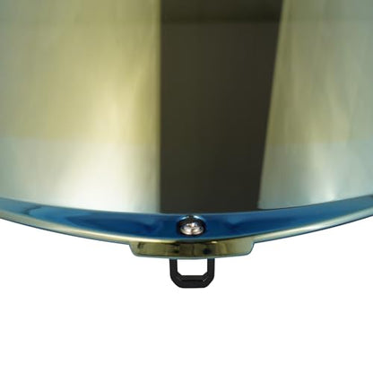 K6 Helmet Shield Visor Replacement Face Shield Compatible with K6 K6S Motorcycle Helmet Accessories (Chrome Gold) - color: Chrome Gold