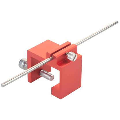 Universals Motorcycle Chain Adjuster Motorbike Chain Sprocket Alignment Tool Providing Stable and Secure Operate Adjuster Universals - color: Red