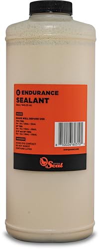 Orange Seal - Endurance Formula Tubeless Bike Tire Sealant | Long Lasting, Fast Sealing | for MTB, Road, CX and Gravel Bicycle Tires - style: 32oz Refill