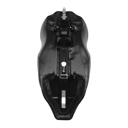 SLMOTO Black Driver & Passenger Seat Cushion Fit For Harley Touring Electra Glide Ultra Classic Standard FLHTC 1997-2007 - style: Matte Black