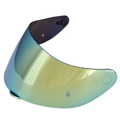 K1 Helmet shield Replacement,K5 Motorcycle Helmet Visor Compatible with K1 K1S K3SV K5 K5S(Revo Deep Gold) - color: Revo Deep Gold