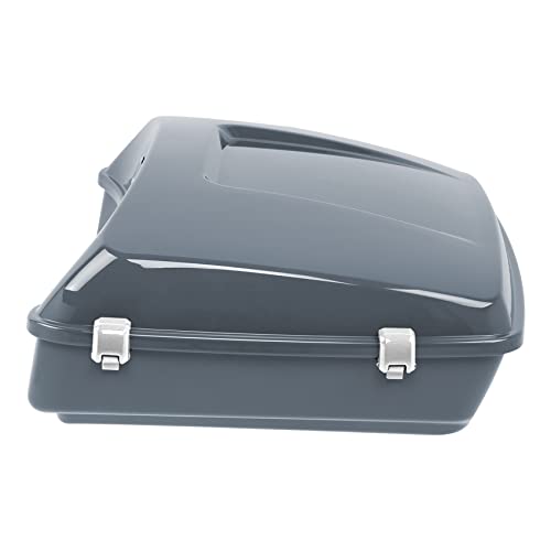 TCT-MOTORPARTS Gunship Gray Chopped Trunk Backrest Mount Bracket Fit for Harley Touring CVO Street Road Glide 2018 2019 2014-2024 - color: Fit for Gunship Gray #2
