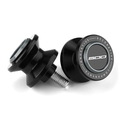 8mm CNC Aluminum Motorcycle Swingarm Spools Sliders Rear Stand Frame Sliders Compatible With Ninja 500 ABS/ABS SE/ABS KRT Edition 2026 2025 2024 Ninja500 Ninja 500 Accessories (Gray) - color: gray