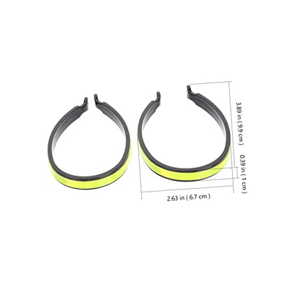 2pcs Reflective Cycling Trouser Clips Ankle Cuffs for Night Riding Enhanced Visibility for Safety Bike Accessory for Outdoor Sports