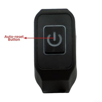 Self Locking for multi Function Control Button Handlebar Switch for Motorcycle Vehicle with Waterproof Design and Wide Compatibility (KG-068 ) - color: Kg-068 Blue