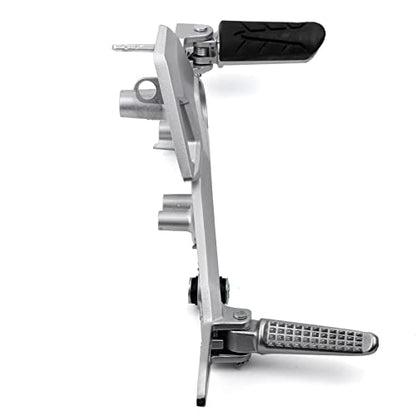 Minho Motorcycle Right Side Footpegs Pedal Footrest Assembly Fit for Honda Grom Msx125 SF 2016-2020 Parts - size: Silver Right