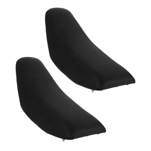 SOLUSTRE 2pcs Motorcycle Seat Cushion For Pit Bike Rear Atv Seat Pad Soft Foam Seat Cover For Scooter Replacement Saddle Supply For Atv