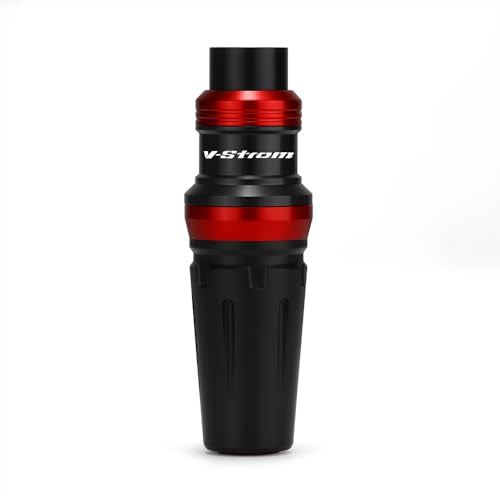 Motorcycle Exhaust Sliders Crash Protector Compatible with S.uzuki Vstrom 800 800DE DL800 DE/Adventure/Touring 2023 2024 2025 | Frame Slider Falling Protection V-Strom 800 Accessories (red) - color: red