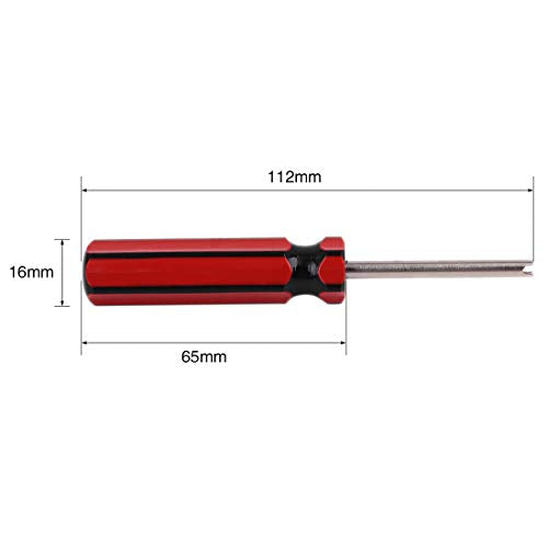 X AUTOHAUX 5 Pcs Car Motorcycle Truck Bike Screwdriver Valve Stem Core Remover Tire Repair Install Tool