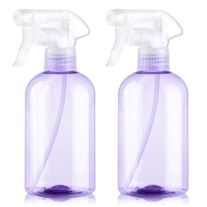 Spray Bottles BPA free Plastic Spray Bottle 10oz/300ml Adjustable Sprayer Empty Refillable Container Mist Stream for Watering Plants, Pet Training, Kitchen Cleaning - color: Purple