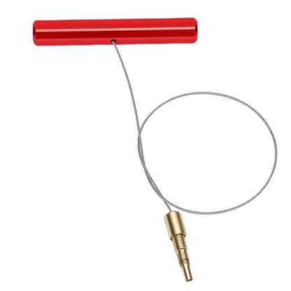 Keenso Tire Valve Stem Fishing Tool Puller with Ergonomic Aluminum Handle for Dirt Bike ATV UTV Motorcycle Tube Repair (Red) - color: Red