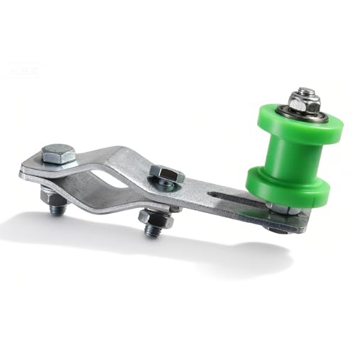 Chain Tensioner Adjuster and Green 8mm chain tensioner Guide wheel for 49cc 60cc 66cc 80cc Engine Motorized Bicycle Dirt Bike bicycles. - color: green