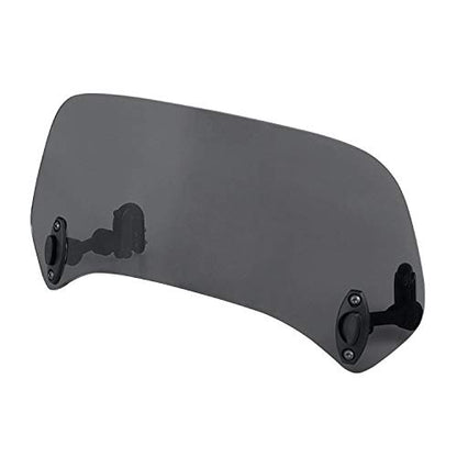 Smoke Adjustable Screen Windshield Extension Universal Clip-on Windscreen for Harley And All Motorcycle With Windshield Models - size: Smoke