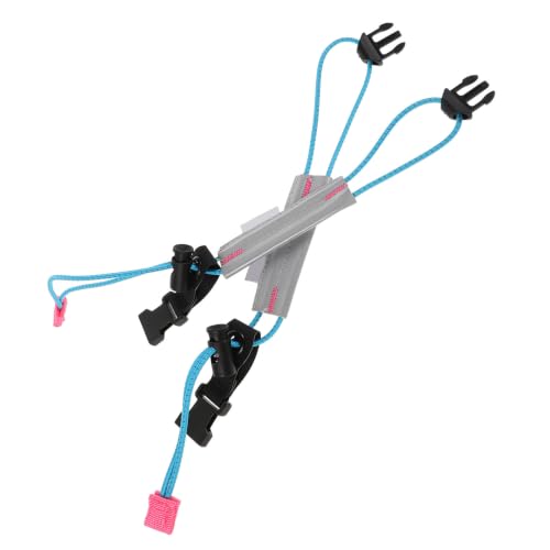 2 Pcs Reflective Bike Pants Straps with Adjustable Polypropylene Fiber Bands for Night Running Safety and Outdoor Cycling Activities