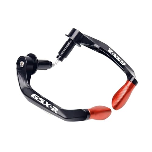 Handlebar Protector Motorcycle for SU&ZUKI GSXR 600 750 1000 K3 K4 K5 K6 K7 K8 Motocycle Handlebar Handle Grips Bar Ends Brake Clutch Levers Guard Protector - color: B Orange