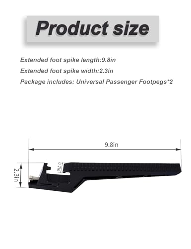Universal Passenger Peg Extensions Compatible With Enduros and Surron Segway X160 X260 Motorcycle Dirt Bike Passenger Footpegs Pedals