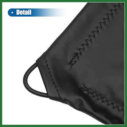 Motoforti 1 Set Motorcycle Luggage Net Helmet Cover 24"x17" Elastic Waterproof Trunk Cover with 6 Hooks Universal Long-lasting