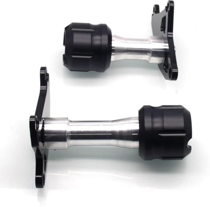 MZS Motorcycle Frame Sliders Compatible with GROM MSX125 2013-2020, Falling Crash Protector Engine Guards Accessories No Cut Kits Black