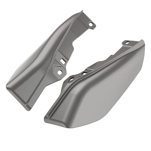 Mid Frame Air Deflectors Heat Shield Fit for Harley Touring 2009-2026 Billet Silver - color: Billet Silver