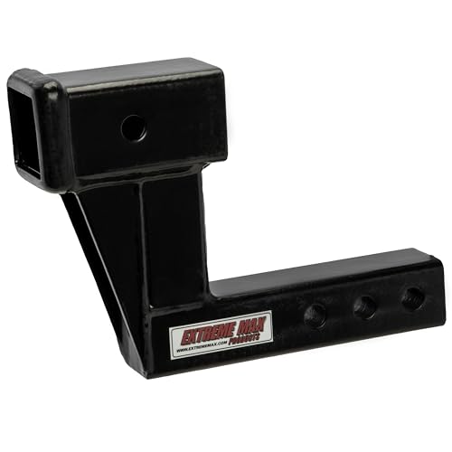 EXTAI Extreme Max 5001.6512 Solid Shank Receiver Extension - 6" Rise, Includes Two Hitch Pins - size: 6" Rise
