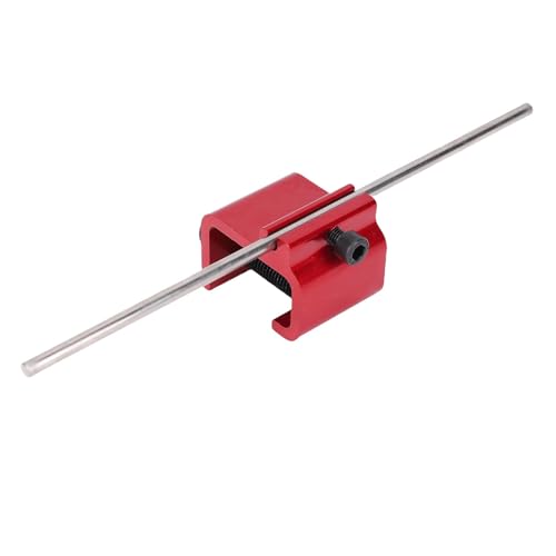 Chain Alignment Tool 08-0048 Aluminium Alloy Motor 08-0048 Chain Alignment Tool Universal Aluminium Alloy Motorcycle and ATV Adjusting for Aluminiu (Red) - color: Red