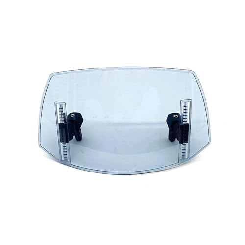 Windshield Deflector Motorcycle Accessories Windshield Extension Spoiler Windscreen Air Deflector Fit for NX400 NX500 2023 2024+ Windscreen Deflector - color: Light Smoke