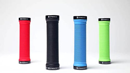 Dymoece Bike Handlebar Grips,Bicycle Handle Grip Ergonomic Design Dual Lock-on for Mountain Bike MTB BMX Foldable Downhill - color: Black