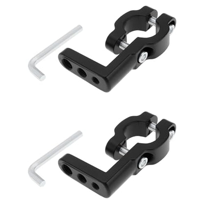 2Pcs Motorcycle Headlight Bracket Spotlight Bumper Mount Tube Clamp Holder for 17-22mm Tube