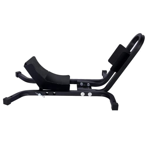 Motorcycle Front Tire Chock, 1200 lbs Heavy Duty Wheel Stand, Black Motorbike Front Chock for 17"-21" Wheels, High-Grade Steel Trailer Stand,Send Goods from Local Warehouse,Fast delivery