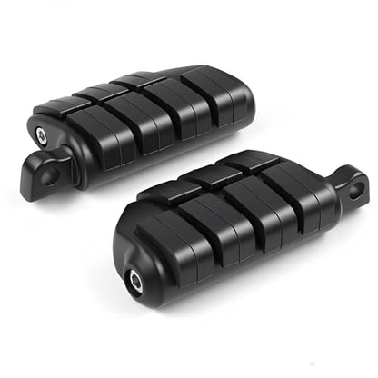 Matte Black Male Mount Lion Paw Footrests Footpegs Fit for Motorycle Harley Touring Glide - color: Black#3