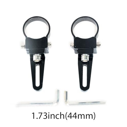 1.73 Inch Bull Bar Tube Mount Clamps JIUHUAN LED Light Bar Mounting Brackets Roof Roll Cage Holders for Offroad Trucks ATV SUV 2pcs - size: 1.73inch-L026