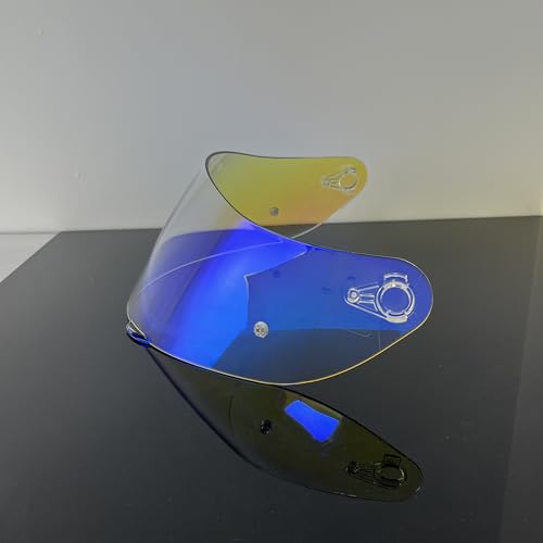 902 Helmet Visor Replacement,Motorcycle Helmet Face Shield for ILM 902,902L,902BT (Revo Clear Blue-Day&Night Use) - color: Revo Clear Blue-day&night Use