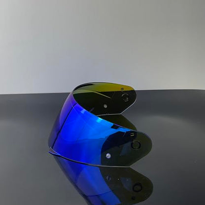 YOURNAME HJ33 Shield for HJC I90,i91 Face Shield Uv-protected Visera Casco Moto Visera Casco Moto (Deep Blue-For Day) - color: Deep Blue-for Day