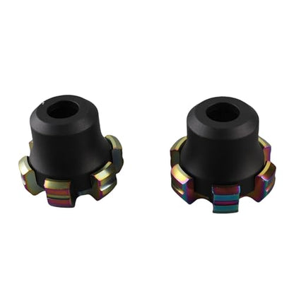 Motorcycle Wheel Front Fork Frame Slider Durable Aluminum Alloy Crash Protector Cup Universal for Motorcycle and Pair of 2