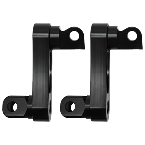 Adjustable Footpegs Highway Pegs Male Mount Foot Peg Clamp Support Extensions Bracket Replacement for Harley Davidson Sportster Dyna Softail Touring Road King Street Glide Road Glide Black