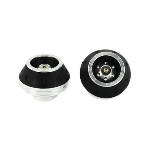 Universal Motorcycle Wheel Protection Crash Pad Motorbike Crash Protectors(2Pcs Silver) - color: 2Pcs Silver